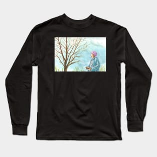 Jimin Spring Day BTS Watercolor Painting Long Sleeve T-Shirt